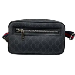 グッチ GUCCI GGスプリーム ベルトバッグ 792094 ブラック GGスプリームキャンバス ボディバッグのサムネイル