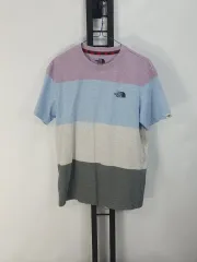 THE NORTH FACE(ザノースフェイス) 半袖Tシャツ ラウンド カラーブロックミックス 100