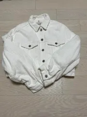 ZARA ザラ 白 クロップド ジャケット