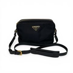 極品】PRADA プラダ BT0773 ショルダーバッグ ポシェット ブラック 