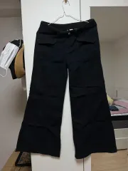 H&M ブラック ワイド パンツ 36 サイズ