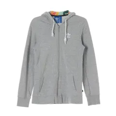 ADIDAS adidas(アディダス) レディース ライト グレー フード付きTシャツ S