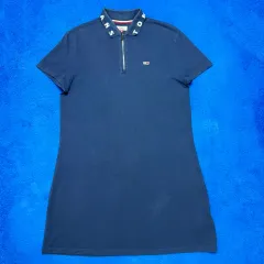 TOMMY JEANS(トミー ジーンズ ) 半袖 カラー ワンピース S