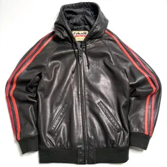 【羊革】SCHOTT レザージャケット 黒 S パーカー 本革 トラッカージャケット フーディー