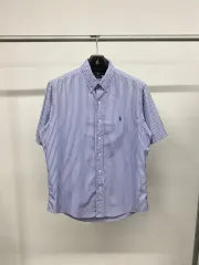 メンズ ポロ Ralph Lauren(ラルフローレン) ストライプ 半袖 カラー シャツ ショートスリーブ