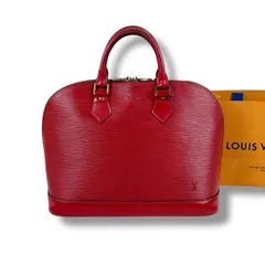 ルイヴィトン　LOUIS VUITTON ドーム型　ハンドバッグ　ミニトートバッグ　アルマPM エピレザー　カスティリアンレッド　赤　M52147