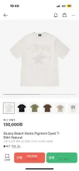 STUSSY(ステューシー) ビーチ ルート 半袖 Tシャツ