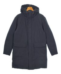 G9148*AIGLE エーグル☆ダウン☆コート☆紺☆ネイビー☆M☆ミドル丈 