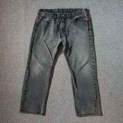 リーバイス 505 ヴィンテージ ブラックデニム パンツ No 17