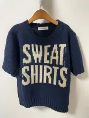 スウェットシャツ 半袖ニット