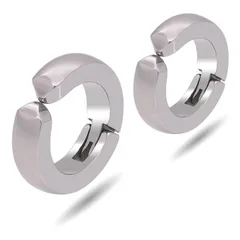 【新品】 [Adelina Style] イヤーカフ フェイクピアス ノンホールピアス イヤリング 人気 球面 幅3mm 1ペア メンズ レディース 挟むだけ 簡単 ピアス 金属アレルギー対応 (シルバー) 0