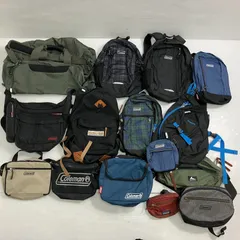 ◆ Coleman mont-bell など  15点 まとめ商品 アウトドア バックパック ショルダーバッグ など 中古品