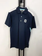 FootJoy(フットジョイ) 半袖 襟付きTシャツ ポロシャツ ネイビー m