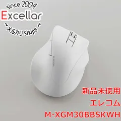 [bn:9] ELECOM製　静音 Bluetoothマウス Mサイズ　M-XGM30BBSKWH　ホワイト
