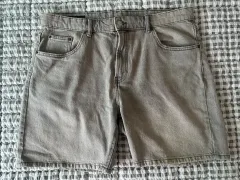 ZARA グレーデニム バミューダパンツ サイズ46