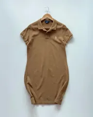 Polo Ralph Lauren ベージュ PK 半袖 ONE PIECE L