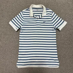 L Nike(ナイキ） ボーダー柄 半袖 ポロTシャツ