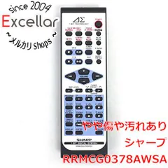 [bn:7] SHARP　オーディオリモコン RRMCG0378AWSAのサムネイル