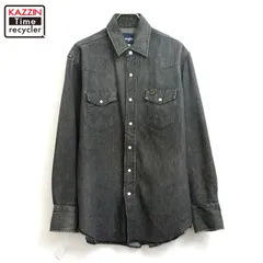 90s vintage Wrangler デニムシャツ メンズ Lサイズ相当