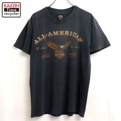 90s USA製 vintage HARLEY DAVIDSON イーグル 半袖Ｔシャツ メンズ 表記Mサイズ
