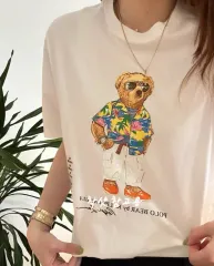 新品 ポロ Ralph Lauren(ラルフローレン) ベア Tシャツ 白 XL (成人女性) 66 最大半分/