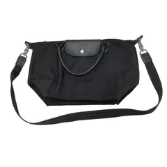 186005 現状品 Longchamp ロンシャン プリアージュ･ネオ 2wayバッグ S ブラック
