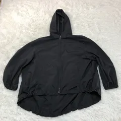 theory luxe フーディーブルゾン ／ジップアップ 黒 サイズ38 レディースのサムネイル