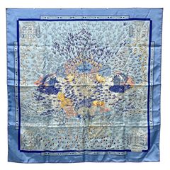 未使用品】エルメス カレ90 RENCONTRE OCEANE 大西洋の出会い - メルカリ