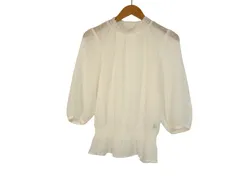 k03240909072　GU ジーユー　Mサイズ　White　　トップス　長袖シャツ　春夏