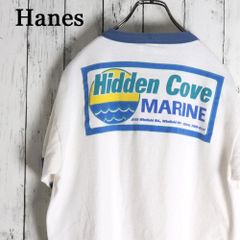 Hanes ヘインズ HiddenCoveMARINE ヴィンテージ リンガーT