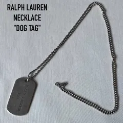 ラルフローレン　ネックレス　ドッグタグ　シルバー925 ラルフローレン ドッグタグ ネックレス silver925 プレート 廃盤 貴重