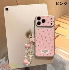 ピンクローズ花デザイン 持ち手付き iPhone 17 Proケース iPhone 16 Pro Max / 15 Pro / 13 / 14 対応 シリコン素材 防振 全包み ソフトケース 新作zh0323