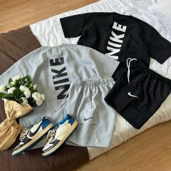 ナイキ カーゴ ナイロンシャーリング半袖セットアップ