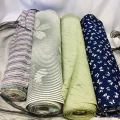 S【ヴィンテージ】反物  セット 浴衣 着物 生地 ハンドメイド 裁縫