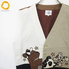 カステルバジャック Castelbajac ベスト ジレ ロゴ刺繍 メンズ [a1000745]のサムネイル