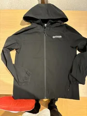 OUTDOOR PRODUCTS フード付きナイロンジャケット【黒】M　レディース