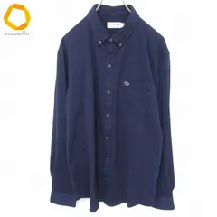 ラコステ LACOSTE 長袖シャツ ワッペンロゴ ロゴボタン ボタンダウン メンズ [a966700]