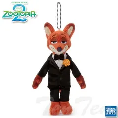 ズートピア2 ボールチェーンマスコット ニック･ワイルド タキシード 【新品 未開封】 ズートピア ニック ぬいぐるみ マスコット タキシード Zootopia ディズニー グッズ タカラトミーアーツ