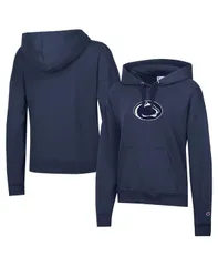 チャンピオン レディース アウター パーカー・スウェット フリース パーカー Champion Womens Navy Penn State Nittany Lions Power Blend Fleece Hoodie Navy ネイビー