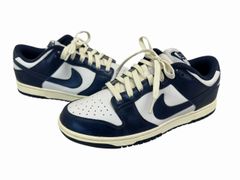 ナイキ NIKE Dunk Low PRM Midnight Navy ダンク ロー プレミアム ミッドナイト ネイビー FN7197-100 27 紺 ネイビー ブランド古着ベクトル 中古▲■260323