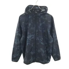 adidas アディダス フード ジップジャケット S ブルー系 メンズ 古着