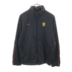 PUMA プーマ ナイロンジャケット M ブラック Ferrari メンズ 古着のサムネイル