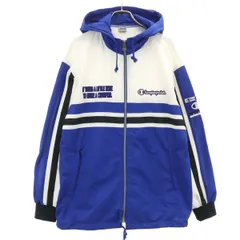 Champion products チャンピオンプロダクツ 90s 日本製 オールド 長袖 ジップパーカー O ブルー メンズ 古着