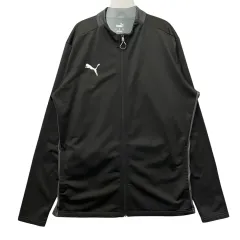 PUMA(プーマ) 黒 裏地、フリース ジャージ トラックトップス ジャケット XL