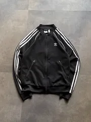 adidas Originals トラックジャケット ジャージ トレフォイル 3ライン 黒 S