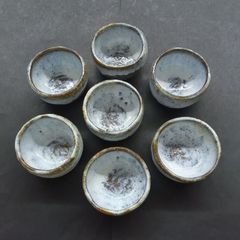 湯呑茶碗7客セット木箱付き 刻印あり（R59) - メルカリ