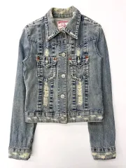 True Religion TRUE RELIGION(トゥルーレリジョン) ウォッシュ ダメージ デニム ジャケット