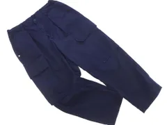 nano universe ナノユニバース カーゴ パンツ sizeS/紺 ■■ メンズ
