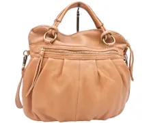 SAZABY サザビー レザー ショルダー バッグ ベージュ ■■ レディース