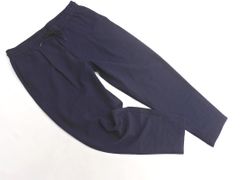 ZARA ザラ ギンガムチェック テーパード イージー パンツ sizeL/紺 ■◇ メンズ